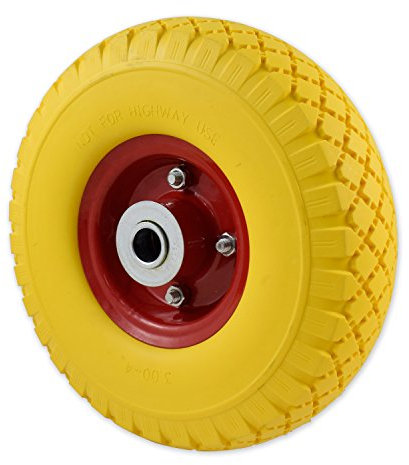 Ferrestock FSKRAM001 - Vollrad für professionelle oder Haushaltslagerwagen mit Metallmitte