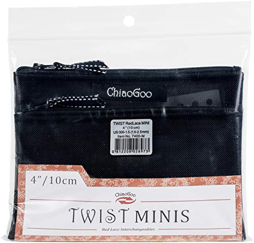 ChiaoGoo TWIST Lace Mini Set 10 cm, 1,50-2,50 mm, Edelstahl, Zubehör