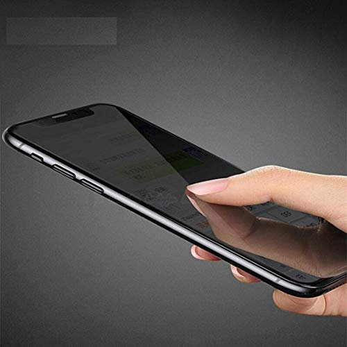 Foxcrypt Premium 3D - Anti Spy Blickschutzfolie – Blickschutzfilter - Privacy Filter Gehärtetes Panzerfolie Schutzfolie für iPhone X/iPhone XS/iPhone 11 Pro - Tempered Glass – Schwarz/Black