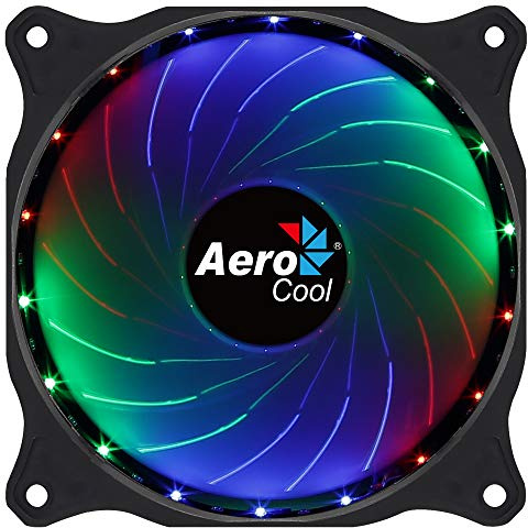 AEROCOOL COSMO12FRGB, lüfter 12 cm Molex Steckerrgb LED Beleuchtung fest [