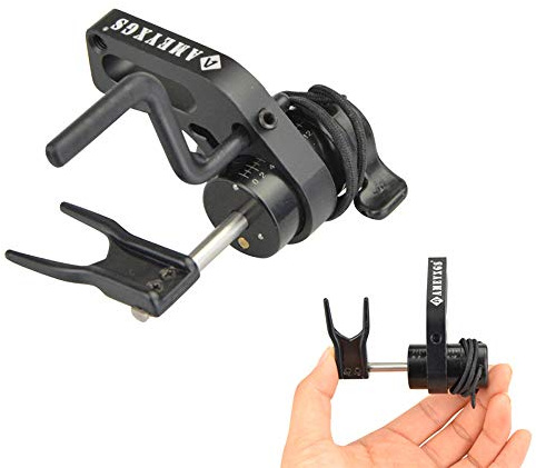 ZSHJGJR Compoundbogen Pfeilauflage Drop Away Pfeilauflage Fall Away Arrow Rest für Rechte Hand Bogensport Zubehör (Schwarz)