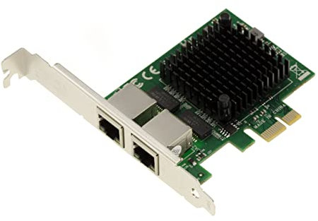 KALEA-INFORMATIQUE Scheda controller di rete PCIe a 2 porte RJ45 Dual LAN GIGABIT ethernet 10 100 1000 1G con chipset Intel 82571