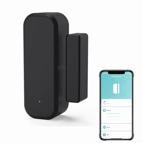WiFi-Tür- und Fenster-Sensoren, intelligente Tür-Offen/geschlossene Detektoren, mit Benachrichtigungs-App-Steuerung, für Türen und Schränke