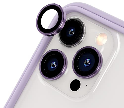 RhinoShield Protection d'objectifs pour iPhone 14 Pro Max / 14 Pro | Résistant aux éclats, haute transparence, résistant aux rayures, ajustement précis, outil d’installation inclus