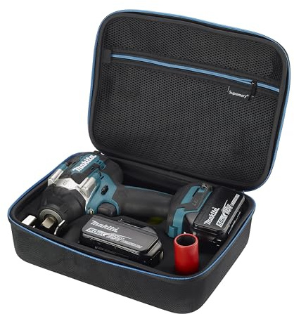 Supremery Tasche kompatibel mit Makita DTW701Z DTW700Z Akku Schlagschrauber | Case Zubehör kompakte Tragetasche Koffer