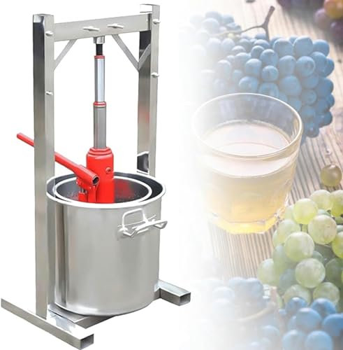 YYLHJW Pressa idraulica Manuale, Piccola Macchina per Succo D'uva per Uso Domestico, pressa per Frutta, pressa per Vino, pressa per Frutta, spremiagrumi
