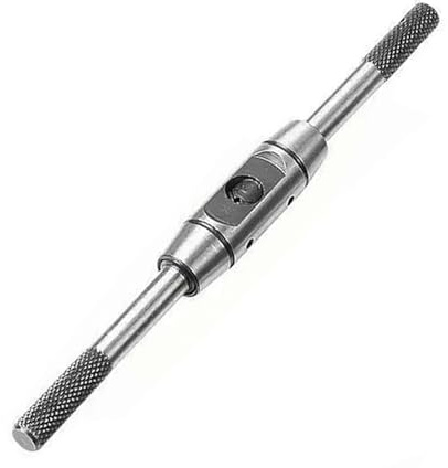 Adjustable Tap Wrench Handle Metric 2mm-8mm Thread Holder Reamer Hand Tapping Tool Spanner for Machinist Manual