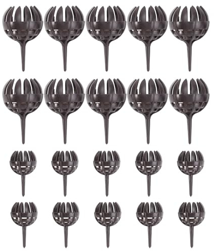 KESYOO Scatola di immagazzinaggio per giardinaggio 20 pezzi (10 grandi e 10 piccoli) scatola di plastica resistente per bonsai e piante da interno, supporto per fertilizzante protezione