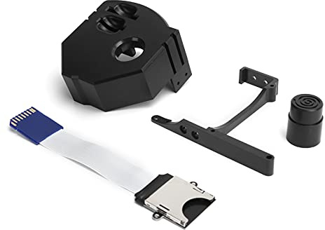 Phefop Extension de Carte Mémoire Dreamcast, Kit de Montage d'impression 3D ABS avec Support de Carte Entièrement en Métal, Sortie Stable à Lecture Plus Fluide, pour Mod GDEMU sur les Utilisateurs