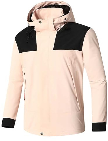 Chaqueta de montar para hombres, ropa de montañismo, Chaqueta Hardshell multifuncional al aire libre, rosa, XS