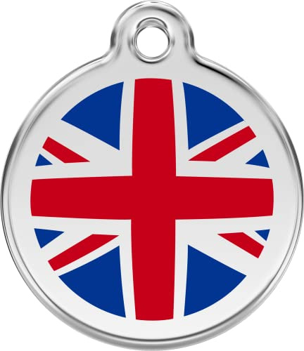 Red Dingo Hundemarke Union Jack inklusive Gravur (S)
