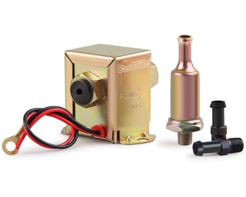 Pompa carburante elettrica a bassa pressione da 12 Volt, Carbole 4-7 PSI, pompa in linea per diesel e benzina universale, in metallo HEP-02A per carburatore, auto, furgoni, camion