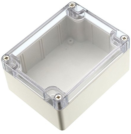 sourcing map 115x90x57mm Elektronisch Abzweigdose Wasserdicht IP65 Verteilerdose ABS-Kunststoff DIY Aufputzdose Klemmdose Anschlussdose mit Gehäuse für Innen- und Außenkabel Grau