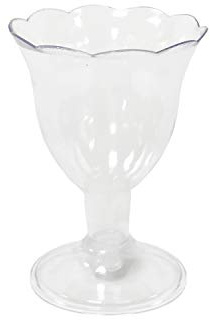 Party Essentials Party Supplies 2 oz. Plastic Dessert Cups, Sherry/Liqueur/Wine Glasses, Clear, 60 Count
