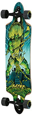 Rayne Longboards 2022 Supreme 36 Drop-Through Downhill & Freeride Longboard Komplett, Grün