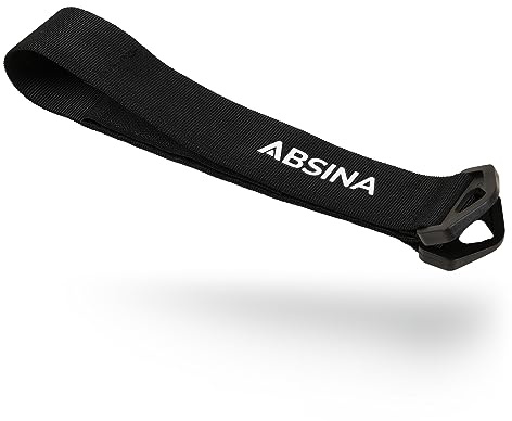 ABSINA Klettband Kabelhalter für Elektroauto Ladekabel Typ 2 | Kabel Organizer - Kabelaufhängung - Klettverschluss mit Öse