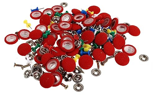 Mikinona 50 Pezzi Kit Di Riparazione Del Tetto Per Auto Clip Di Fissaggio Per Rivestimento Interno (rosso Vellutato) Accessori Per Veicoli Compatibili Con Camion, Auto e Suv Facili Da Usare
