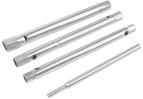 Watreketal Schraubenschlüssel,Professioneller verlängerter Hohlsteckschlüssel zum Entfernen von Gewindebohrern und Schrauben, 4-teilig, stabile Konstruktion, für verschiedene Anwendungen konzipiert