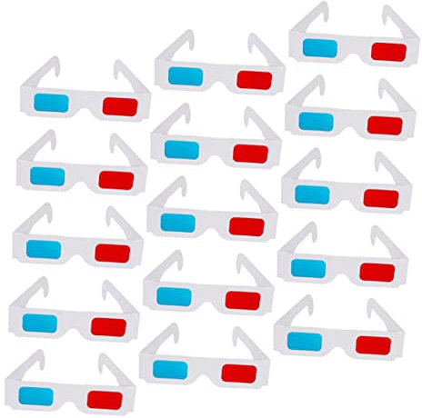 HOMOCONO 40pcs Glasses Goggles for Women Anaglyph Glasses for Movies Cinema Experience