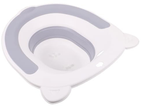 TOVINANNA Wc-sitz Mit Überlauflöchern Für Sitzbäder Postpartale Pflege Sitzbad Breit Und Verdicktes Material Robust Und Langlebig Einfach Zu Waschen Pflegen Rutschfeste Design Für Feste