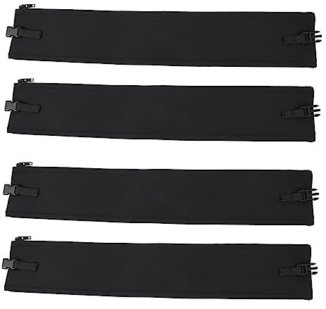 LIFKICH 4pcs Cable Storage Bag Zipper Cable Sleeve Wire Organizer Sleeve for Cord Management
