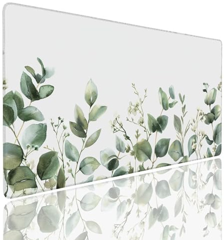 Tappetino per Mouse da Gaming, Tappetino Mouse Pad XXL Grande, Mousepad con Impermeabile e Antiscivolo, Lavabile Sottomano Copri Scrivania Ufficio, Tappetini Tappeto Mouse Mat 900x600x4mm Natural (11)