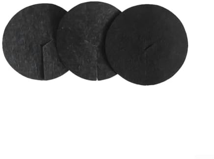 Yuanpgky Lot de 10 paillis biodégradables non tissés pour anneaux, 13,7 cm de diamètre, pour plantes de jardin et arbustes, couleurs noir, vert, rouge, abricot (noir)
