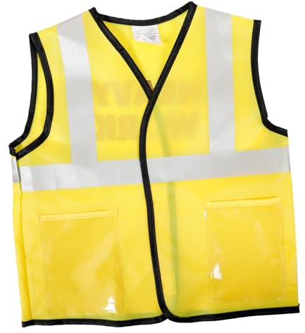SOPOTUTU Gilet Sécurité Garçon Fille Réfléchissant Léger et Respirant Gilet Haute Visibilité pour Garçons Filles Protection Nuit Extérieur