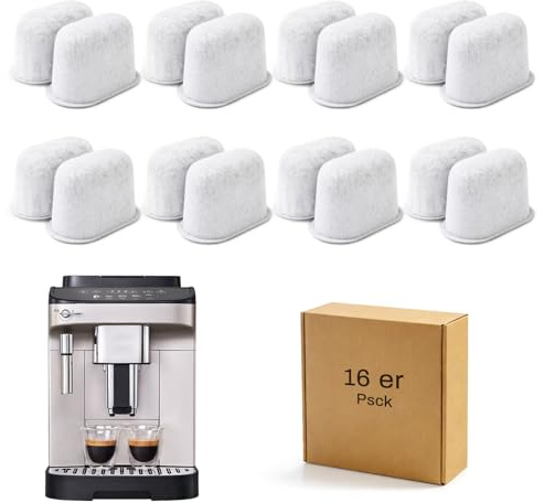 Luxe Cafe 16 Pack Coffee Filter Replacement Water Filter | Compatible DCC-1200, Compatible DCC-3200, Compatible ES701UK, Compatible ES601UK