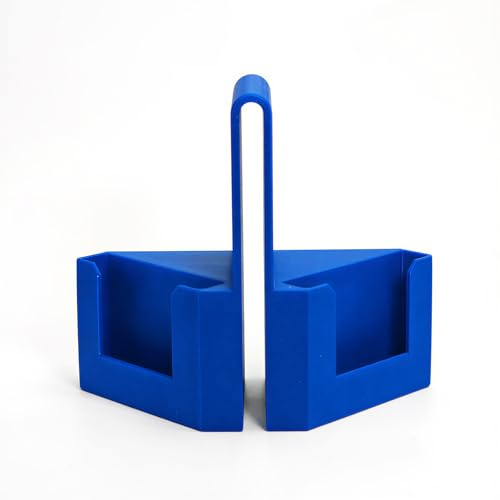 3D Druck Handyhalterung, Tennis Netz Blaue PLA Handy Halterung mit Stabilem Horizontal-Design & Universeller Klemmbefestigung, Handy Ständer für Smartphone, Kamera, Training, Aufnahme, Sport (Blau)