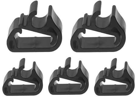 Clips De Tuyau D'essuie-glace - 5x Pare-vent | Colliers De Serrage Pour Bras D'essuie-glace, Pièces De Rechange En ABS , Connecteur Sécurisé Pour Tuyaux D'arrosage De Pare-brise, Ajustement Un