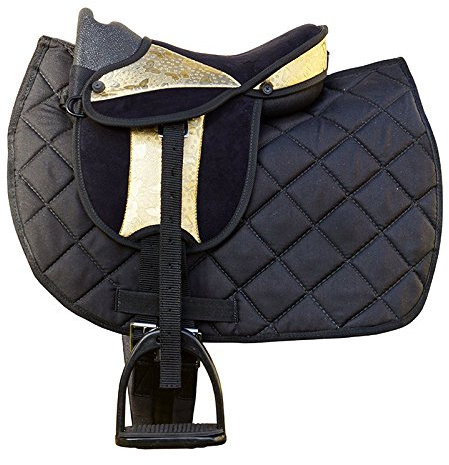 German Riding Sattelset Little Star Golden Butterfly in einmaligem Buntdruck