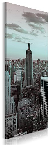 murando - Leinwandbild City Stadt Architektur, 50x150 cm, 1-teilig, modern | Hochwertige Leinwand, sofort aufhängbar, ideal fürs Wohn- oder Schlafzimmer, wasserfest und lichtecht, langlebig, stilvoll