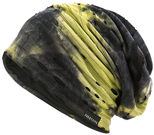 VECRY Herren Jersey Slouch Mütze Sommer Skullcap