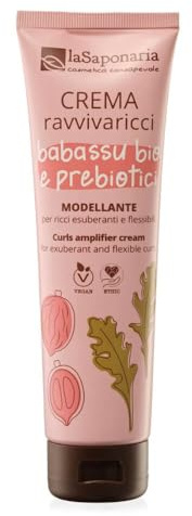 La Saponaria Locken-Revitalisierungscreme, Anti-Frizz, Leave-in, lockiges Haar, stärkend, pflegend, natürlich, vegan, tierversuchsfrei, Biokunststoff, bio, 150 ml