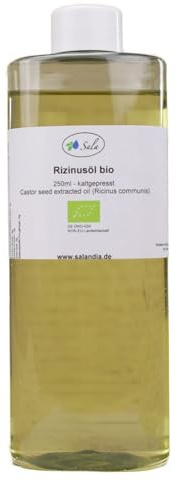 Sala Rizinusöl kaltgepresst BIO 2 x 250 ml PET-Flasche (500 ml)