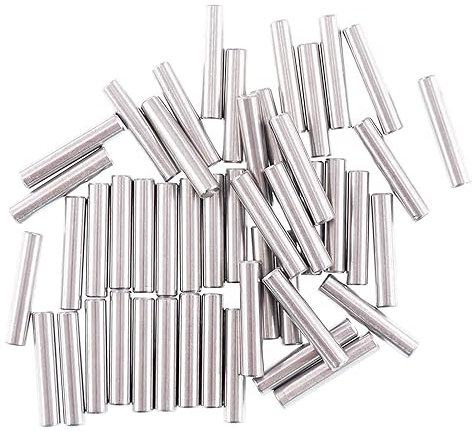 PHasz 100 Stück 304 Edelstahl-Regalstifte Unterstützen Regale, 2,5 Mm Passstifte, Länge 3–15 Mm, Geeignet Für Regale,Length 3mm