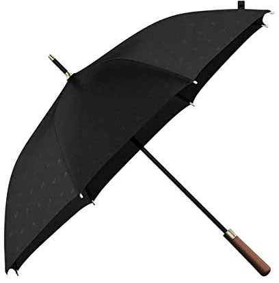 REEKOS Sturmfest Regenschirm Regenschirme Langer Regenschirm Damen Herren Griff Automatische Regenschirme Winddichter 8K Double Layer Golfschirm Schirm Stark (Color : B)