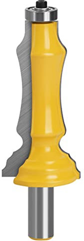 YOGOTEU Formatura architettonica Fresa Bit Lega 12mm Gambo Porta Finestra Linea Involucro Router Bit per la lavorazione del legno Incisione Router Bit 12mm Shank Architettonica Forming Fresatura