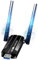 USB WLAN Stick Adapter für PC - 1300Mbps USB 3.0 WiFi Adapter 2.4GHz/5.8GHz Dual Band Internet Stick mit 2 x 5dBi Antenna für PC/Laptop, Kompatibel mit Windows 11/10/8/7/Vista/XP, Mac OS 10.9-10.15
