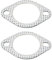 EMSea 2pcs Juntas de Colector de Escape de Metal Pieza de Repuesto 18107502346 Compatible con BMW Serie 3 X3 Serie 5 Touring Z3 Roadster