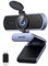 UGREEN Webcam 4K 30FPS Ultra HD Webcam USB per computer Messa a fuoco fissa Plug and Play per Windows MacOS Linux Streaming Youtube Skype Call Video Zoom Video Conferenze