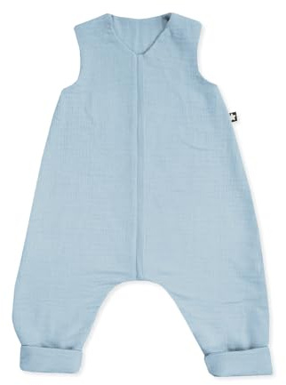 Julius Zöllner Jumper muslin denim, storlek 104 | tillverkad av mjuk muslinbomull, säker och testad för skadliga ämnen, för promenader och stående – perfekt för aktiva barn