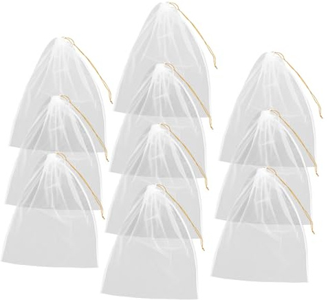 Mobestech 10 piezas Filtro Nylon Alimenticio Malla Reutilizables para Colar Miel Vino y Multipropósito Colador Apicultura Portátil