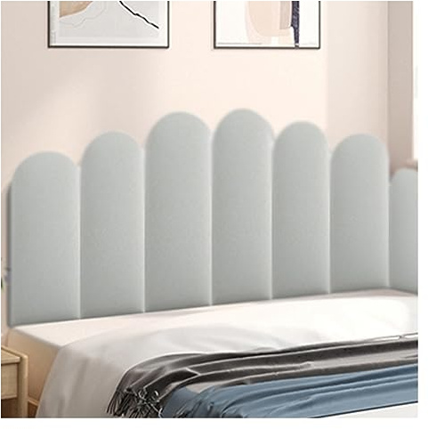 Rembourrage Mural Anti-Collision 3D, Panneaux muraux rembourrés à décoller et à Coller de 3 cm d'épaisseur, Protection décorative pour Salle de Jeux, Salon, tête de lit (Couleur : Gris foncé