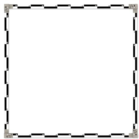 Sindutec® Fotomaßstab für Vermessung in Archäologie und Geologie. Stecksystem Dibond Quadrat Carreé ab 100 cm x 100 cm erweiterbar (Verbinder Silbergrau, 1 Carreé 100x100 cm)