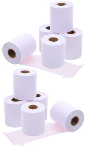 BELLIFFY Papier Thermique pour Électrocardiographes 10 Rouleaux 50 Mm X 20 M Rouleaux Graphiques à Canal Unique Papier Millimétré Médical Enregistrement Précis Usage Hospitalier