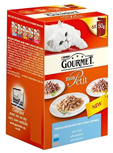 Gourmet Mon Petit Océan Pack Variété Mixte 6 X 50G (Lot de 4)