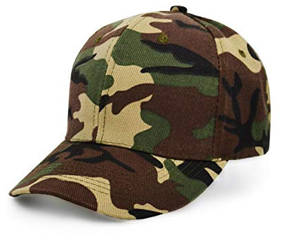 UltraKey Baseballkappen, Militär-Camouflage-Kappen, Schirmmützen, können für Outdoor-Aktivitäten wie Angeln, Verstellbare, Grüne