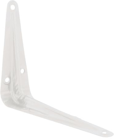 Merriway BH05462 (4 Pcs) London Style Shelf Brackets 125 x 100mm (5 x 4 Inch) White - Pack of 4 Pieces